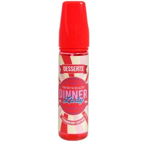 Premix Dinner Lady 50ml: Strawberry Custard EX