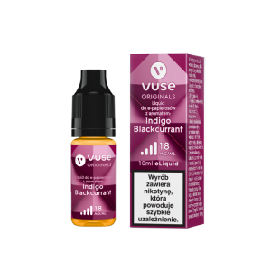 Liquid do e-papierosów Vuse PL 10ml z aromatem: Indigo Blackcurrant 18mg/ml KZA