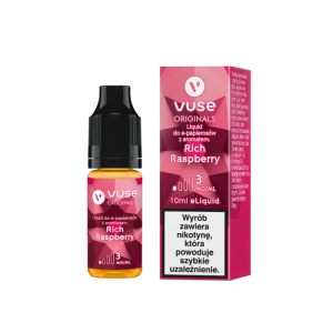 Liquid do e-papierosów Vuse PL 10ml z aromatem: Rich Raspberry 3mg/ml KZA