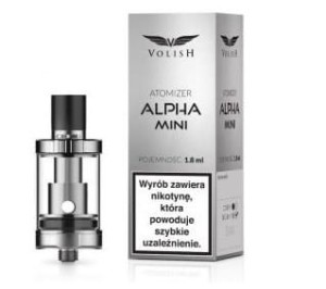Atomizer Volish Alpha Mini Silver (1,8ml) TPD