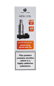 Grzałka LOST VAPE Orion 0.25 ohm Mesh