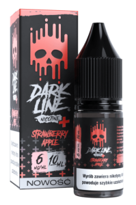 *LIQUID DARK LINE NICOTINE+ - STRAWBERRY APPLE 6MG