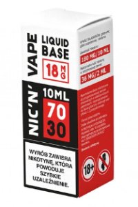 'Baza NIC''N''VAPE 10ml 70/30 - 18mg AKC'