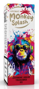 KONCENTRAT MONKEY SPLASH 8/10ML CZERWONE JABŁKO TRUSKAWKA ICE