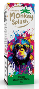 KONCENTRAT MONKEY SPLASH 8/10ML GRANAT ZIELONA HERBATA ICE
