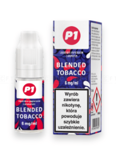 Liquid do e-papierosów P1 10ml z aromatem: Blended Tobacco 6mg/ml CLP B25