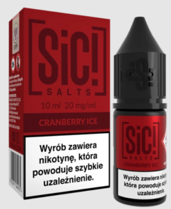 Liquid SIC! Salt 10ml - Cranberry Ice 20mg