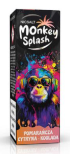Liquid MONKEY SPLASH SALT 10ml 20mg/ml - Herbata Cytryna Koola