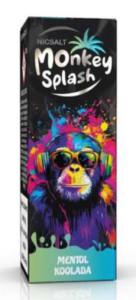 Liquid MONKEY SPLASH SALT 10ml 20mg/ml - Mentol Koolada