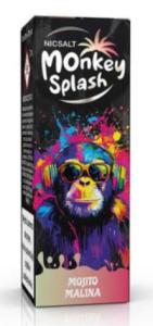 Liquid MONKEY SPLASH SALT 10ml 20mg/ml - Mojito Malina